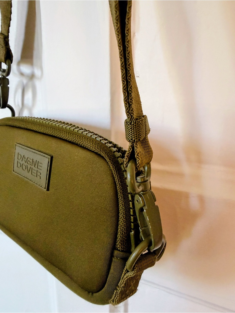 Dagne Dover Olive Green Mini Crossbody
